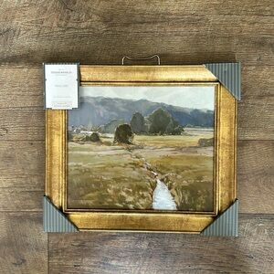 *NEW* 16" x 14" Summer Pasture Framed Wall Art Brass - Threshold - Studio McGee